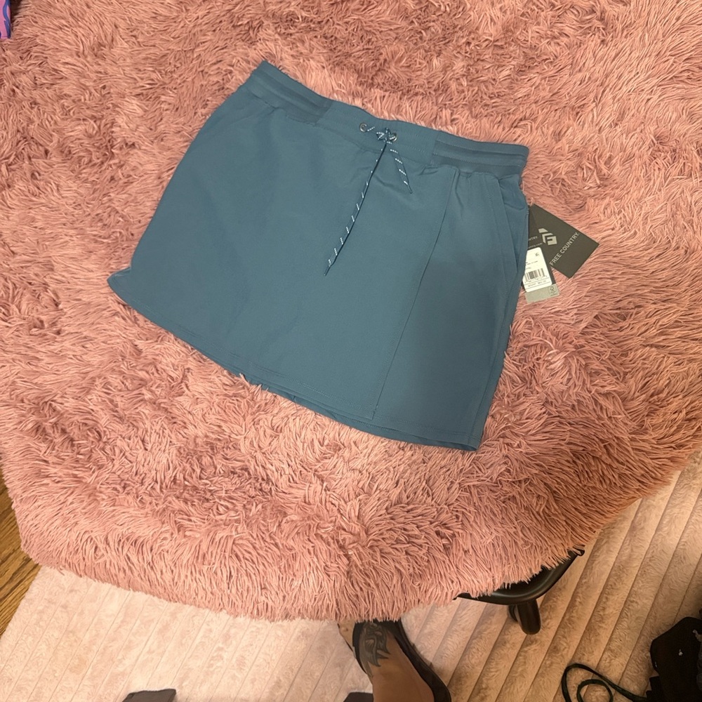 FREE COUNTRY Explore Trail to Town Blue Women's Skort